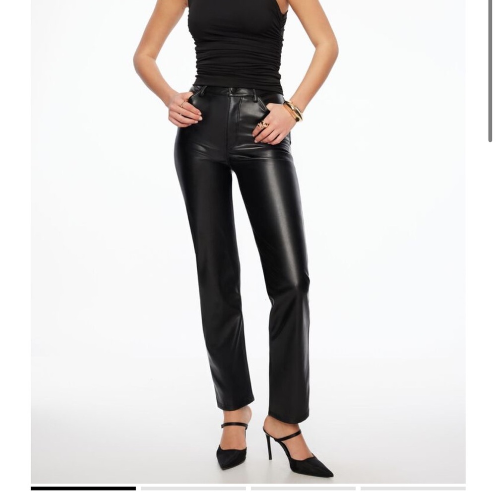 Dynamite Black Leather Pants